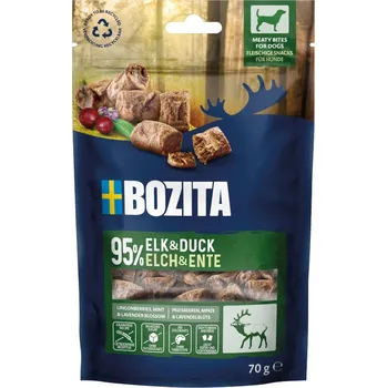 Pamlsek pro psa 2x70g Bozita Meaty Bites los a kachna výhodné balení pamlsky pro psy
