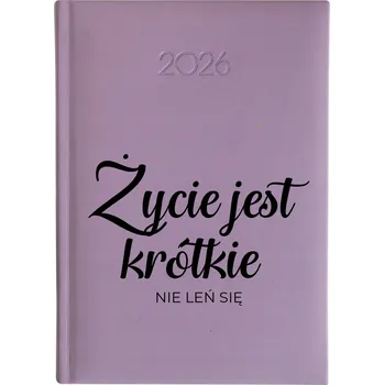 Kalendář Knižní kalendář 2026 A5 FunnyCase fialový