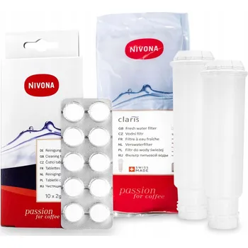 Kávovar Sada NIVONA Filtr NIRF700 NIRF701 2ks, NIRT701 Čistící tablety 10 Ks