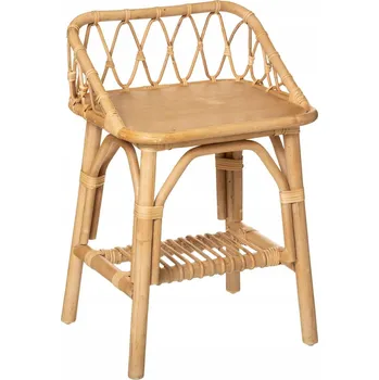 Noční stolek Noční stolek z ratanu Atmosphera, přírodní dub