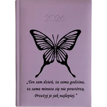 Kalendář Knižní kalendář 2026 A5 FunnyCase fialový