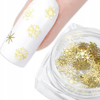 Vánoční dekorace Ozdoba na nehty Vločky Sněhové Vločky Vánoční Sněhové Vločky Sněhové vločky