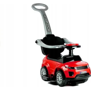 Odrážedlo ODRÁŽEDLO 3 v 1 s rukojetí AUTÍČKO odrážedlo, červené