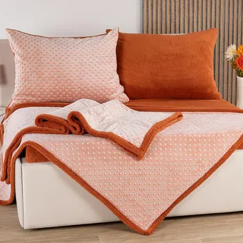 deka Beránková souprava POLKA karamelová 3 ks