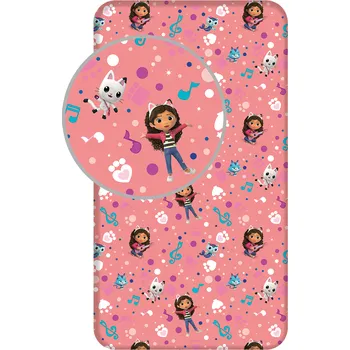 Prostěradlo Gabby's Dollhouse Jerry Fabrics Gabby´s Dollhouse prostěradlo