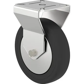 Pojezdové kolečko Alusic Pevné kolečko D=100 mm, příruba 60x60