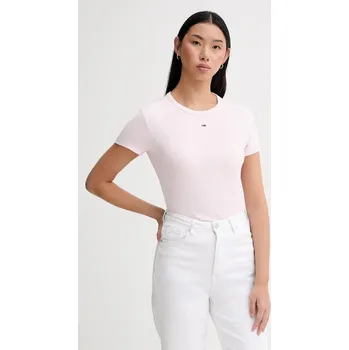 Pánská móda Tričko Tommy Jeans DW0DW17383 růžová 03X, vel. S