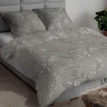 Povlečení bavlněný satén Alexa - šedé 140x200+70x90