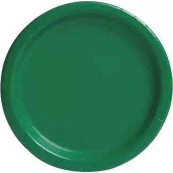Talíř EKO Papírové talíře smaragdově zelené 23 cm 16 ks
