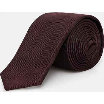 Kravata Kravata s hedvábím HUGO Tie 6 cm šedá barva, 50520644 88X, vel. ONE SIZE