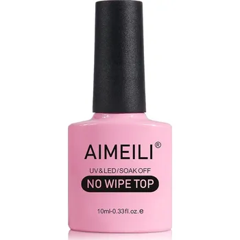 Lak na nehty UV LED Lak Aimeili No Wipe Top Coat Hema Free, 10 ml