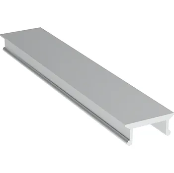 Stavební profil Alusic Záslepka drážky profilu z hliníku, AC 45-8, IM 40-8