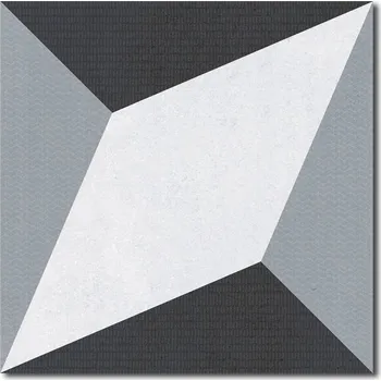 Dlažba MAYOLICA Decor Forma Černá 20x20