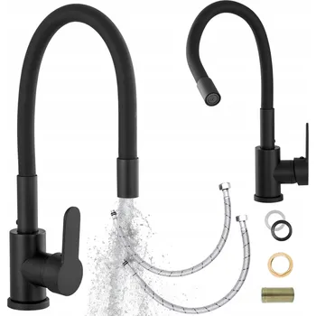 Vodovodní baterie ELASTICKÁ KUCHYŇSKÁ BATERIE DŘEZOVÁ OHYBNÁ HUBICE KOHOUTEK 360