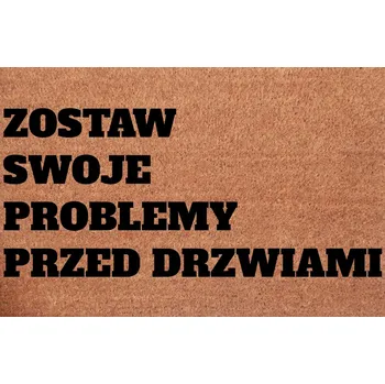 Rohožka Kokosová rohožka, hotová, 39 x 59 cm