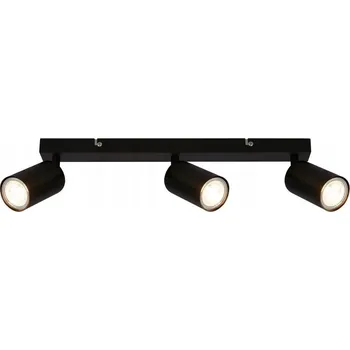 Stropní svítidlo LED 3xGU10 černé 3000K otočné 44cm moderní OBÝVACÍ POKOJ HALA