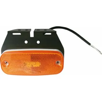 Cyklosvítilna Poziční LED světlo oranžové s držákem, MULTIPA