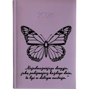 Kalendář Knižní kalendář 2026 A5 FunnyCase fialový