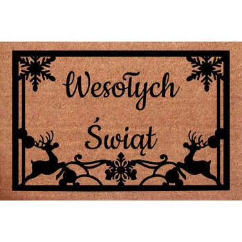 Kokosová rohožka, hotová, 39 x 59 cm