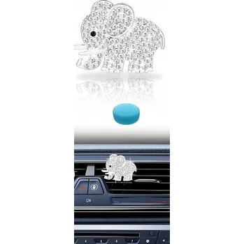 Vůně do auta VŮNĚ DO AUTA DIAMANTOVÝ SLON DÁREK DEKORACE PRO ŠTĚSTÍ