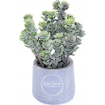 umělá květina UMĚLÁ KVĚTINA V OZDOBNÉM KVĚTINÁČI 15X22 CM