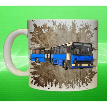 hrnek s autobusem IKARUS 280 hnědy 450 ml (hrneček s autobusem hnědý)