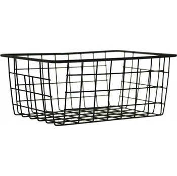 Obraz Kovový nákupní košík černý