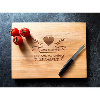 Kuchyňské prkénko Bukové prkénko - Maminčina kuchyně Rozměr prkénka: 30 x 20 cm