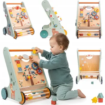 Odrážedlo Chodítko odrážedlo dřevěné pro dítě Sorter GIGANT XXL 48 cm