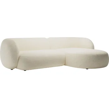 Pohovka Micadoni Světle béžová rohová pohovka Kate 285 cm, pravá