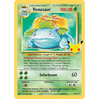 Karetní hra Venusaur (CEL BS 15)