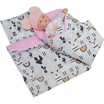 Povlečení ZAVINOVAČKA PRO PANENKY POVLEČENÍ DO KOČÁRKU POSTÝLKY