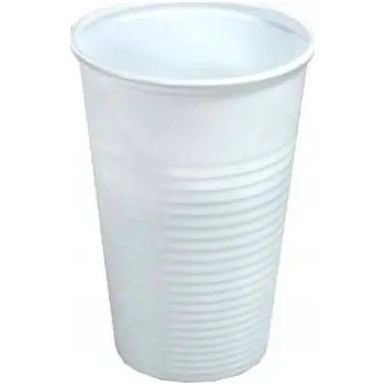 Jednorázové nádobí Jednorázový kelímek Montip bílý plastový 200 ml 100 ks