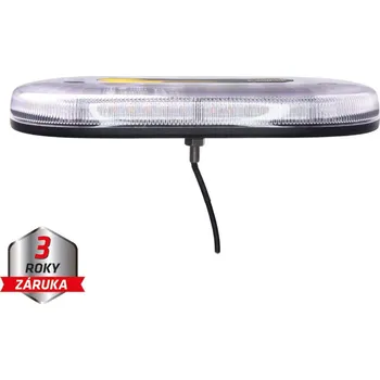 Pracovní světlo Mini LED rampa, oranžová, 48xLED, 12-24V, 328mm, ECE R65, pevná montáž