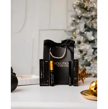 Kosmetická sada FacEvolution Balíček hairPLUS 4,5 ml a mini hairPLUS 2 ml Zvýhodněný balíček růstové sérum na řasy 4,5 ml + mini růstové sérum na řasy 2 ml