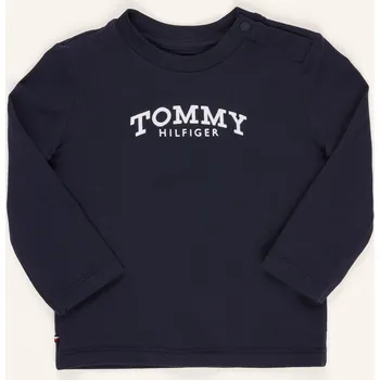 Pánské tričko Tommy Hilfiger Dlouhé Rukávy pro miminko, tmavě modrá / bílá, 68