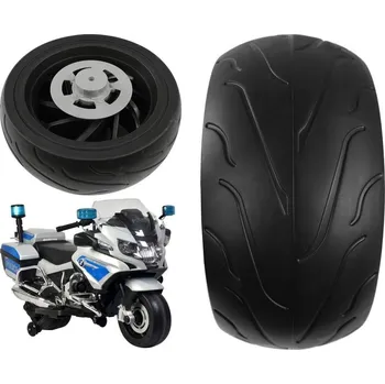 Dětské elektrovozidlo Zadní kolo pro motorku na AKUMULÁTOR BMW R1200, náhradní díl, včetně PNEUMATIKA