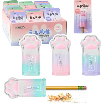 Ořezávátko Ořezávátko Strouhátko Tlapka Kočky Na Tenké Pastelky