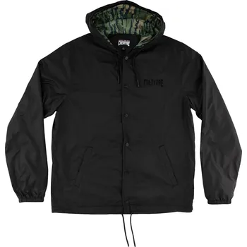 Pánská větrovka CREATURE bunda - CRTR Coach Windbreaker L/S Jacket Black (158186) velikost: XL