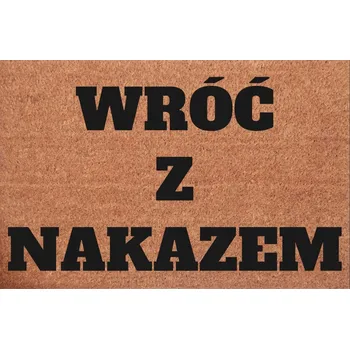 Rohožka Kokosová rohožka, hotová, 39 x 59 cm