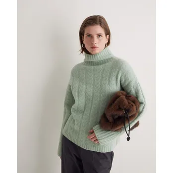 Kabelka Kabelka Yerse 43974 hnědá kožešinová