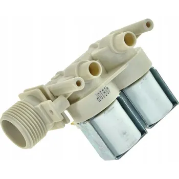 Dvojitý dvoucestný elektroventil pračky Indesit Ariston Whirlpool Hotpoint