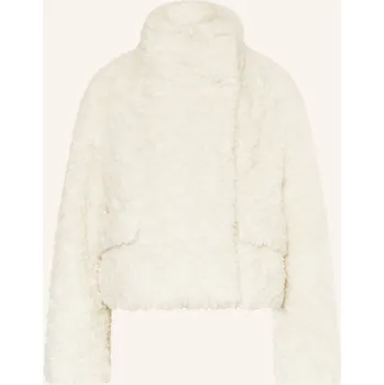Dámský blejzr Boss Dámská Plyšová Bunda Citeddy, bílá, 36
