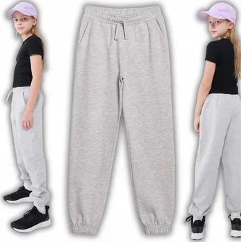 4F tepláky šedé velikost 140