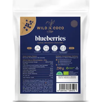 Sušená potravina Borůvky Kanadské BIO (mražené)