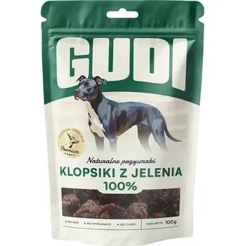 Pamlsek pro psa GUDI Masové Kuličky Zvěřina 100g Přírodní psí pamlsek Pamlsky 100% Maso