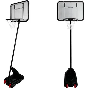 Basketbal Basketbalový koš na kolečkách Míč Zahrada Černý 3 m