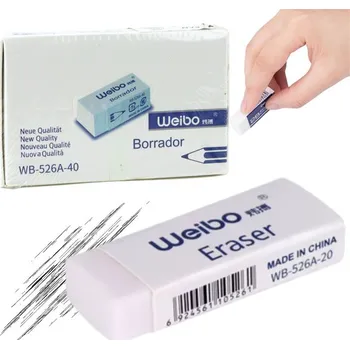 Pryž Guma na mazání bílá školní kancelářská WB-526A-40 3,5 cm