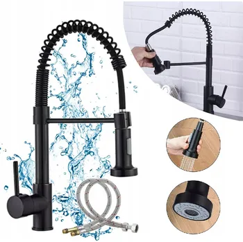 Vodovodní baterie Kuchyňská baterie z nerezové oceli – Umyvadlová armatura s otočením o 360°