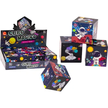 Hlavolam Magická Kostka Skládačka Vzdělávací Kosmos Puzzle Logická Hra